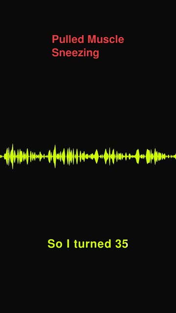 Pulled Muscle Sneezing